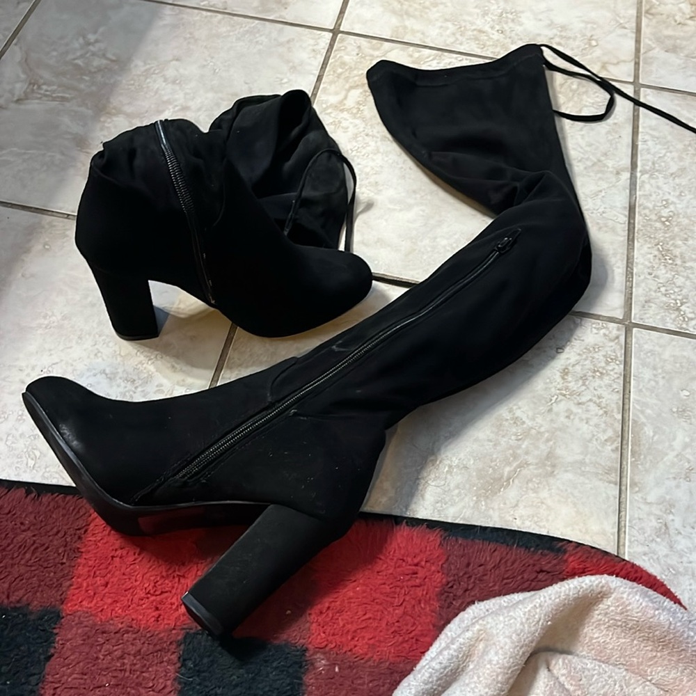 Steve Madden knee high boot heels